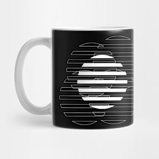 circles geometric art design Mug